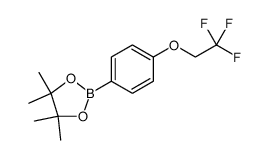 4-(2,2,2-Trifluoroethoxy)phenylboronic acid pinacol ester Structure