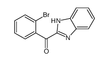 1H-benzimidazol-2-yl-(2-bromophenyl)methanone结构式