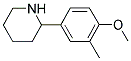 2-(4-METHOXY-3-METHYLPHENYL)PIPERIDINE Structure