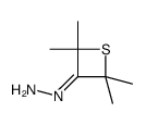 (2,2,4,4-tetramethylthietan-3-ylidene)hydrazine结构式