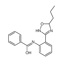 N-[2-(5-propyl-2,5-dihydro-1,2,4-oxadiazol-3-yl)phenyl]benzamide Structure