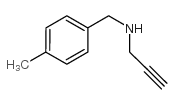 N-[(4-methylphenyl)methyl]prop-2-yn-1-amine结构式