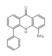 4-氨基-5-苯基-10H-啶-9-酮结构式