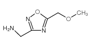 [5-(METHOXYMETHYL)-1,2,4-OXADIAZOL-3-YL]METHYLAMINE structure