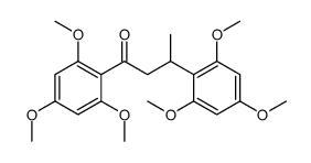 1,3-bis(2,4,6-trimethoxyphenyl)butan-1-one结构式