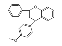 (2R,4R)-4-(4-methoxyphenyl)-2-phenyl-3,4-dihydro-2H-chromene Structure
