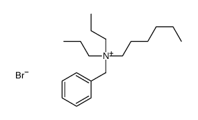 benzyl-hexyl-dipropylazanium,bromide Structure