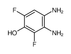 3,4-Diamino-2,6-difluoro-phenol结构式