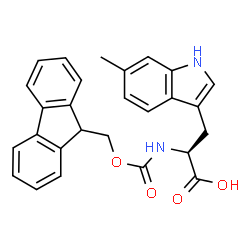 (S)-2-((((9H-芴-9-基)甲氧基)羰基)氨基)-3-(6-甲基-1H-吲哚-3-基)丙酸图片