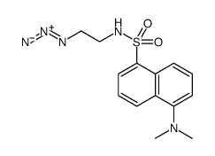 1-Naphthalenesulfonamide, N-(2-azidoethyl)-5-(dimethylamino)- Structure