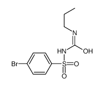1-(4-bromophenyl)sulfonyl-3-propylurea Structure