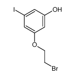 3-(2-bromoethoxy)-5-iodophenol结构式