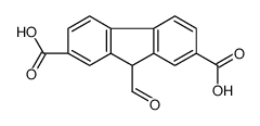 9-formyl-9H-fluorene-2,7-dicarboxylic acid Structure