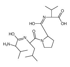 (2S)-2-[[(2S)-1-[(2S)-2-[[(2S)-2-amino-3-methylbutanoyl]amino]-4-methylpentanoyl]pyrrolidine-2-carbonyl]amino]-3-methylbutanoic acid结构式