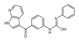 1-phenyl-3-[3-(1H-pyrrolo[2,3-b]pyridine-3-carbonyl)phenyl]urea Structure