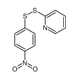 2-[(4-nitrophenyl)disulfanyl]pyridine结构式