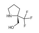 [(2S)-2-(trifluoromethyl)pyrrolidin-2-yl]methanol Structure