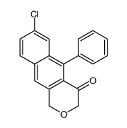 7-chloro-5-phenyl-1H-benzo[g]isochromen-4-one结构式