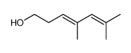 4,6-dimethyl-hepta-3,5-dien-1-ol结构式