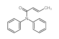 (E)-N,N-diphenylbut-2-enamide结构式