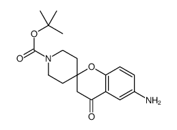 tert-butyl 6-amino-4-oxospiro[3H-chromene-2,4'-piperidine]-1'-carboxylate Structure