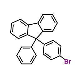 9-(4-Bromophenyl)-9-phenylfluorene Structure