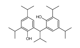2,2'-(2-methylpropylidene)bis[4,6-diisopropylphenol] Structure