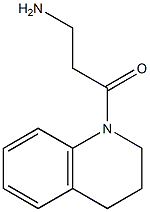3-amino-1-(3,4-dihydroquinolin-1(2H)-yl)propan-1-one结构式