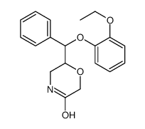 6-[(2-ethoxyphenoxy)-phenylmethyl]morpholin-3-one Structure