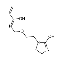 N-[[2-(2-oxoimidazolidin-1-yl)ethoxy]methyl]acrylamide结构式