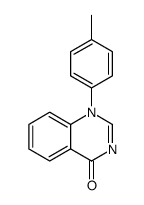 4(1H)-Quinazolinone, 1-(4-methylphenyl) Structure