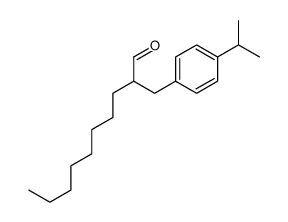 2-[(4-propan-2-ylphenyl)methyl]decanal结构式