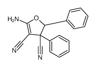 5-amino-2,3-diphenyl-2H-furan-3,4-dicarbonitrile Structure
