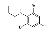 N-Allyl-2,6-dibromo-4-fluoroaniline Structure