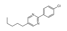 2-(4-chlorophenyl)-5-pentylpyrimidine Structure
