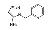 2-pyridin-2-ylmethyl-2H-pyrazol-3-ylamine Structure