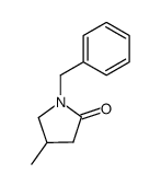 1-benzyl-4-methylpyrrolidin-2-one结构式