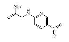 N-(5-nitro-[2]pyridyl)-glycine amide结构式
