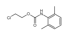 N-(2-chloroethoxycarbonyl)-2,6-dimethylaniline结构式