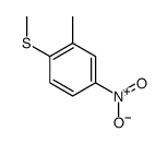 2-methyl-1-methylsulfanyl-4-nitrobenzene结构式