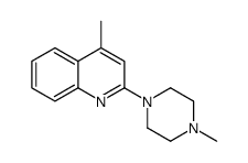 4-methyl-2-(4-methylpiperazin-1-yl)quinoline Structure