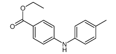 ethyl 4-(4-methylanilino)benzoate结构式