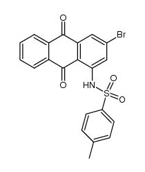 3-bromo-1-(toluene-4-sulfonylamino)-anthraquinone Structure