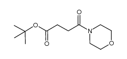 tert-butyl 4-morpholino-4-oxobutanoate Structure