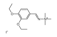 [(3,4-diethoxyphenyl)methylideneamino]-trimethyl-azanium iodide结构式
