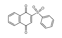 2-phenylsulfonyl-1,4-naphthoquinone Structure