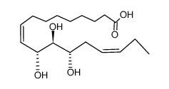 (11S,12R,13R)-(9Z,15Z)-11,12,13-Trihydroxyoctadeca-9,15-dienoic acid Structure