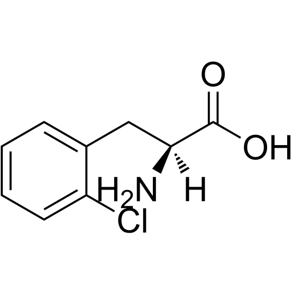 2-Chloro-Phe-OH.HCl Structure