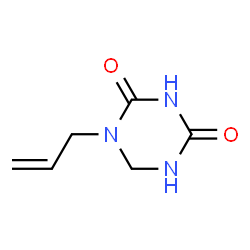 1,3,5-Triazine-2,4(1H,3H)-dione,dihydro-1-(2-propenyl)-(9CI) structure