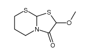 8-methoxy-5,7-dithia-1-azabicyclo[4.3.0]nonan-9-one Structure